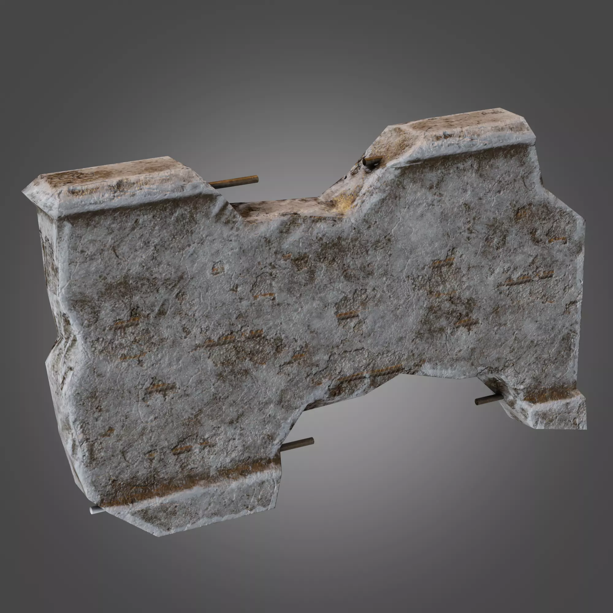 Wall 06 Pbr Low-poly 3D model_0