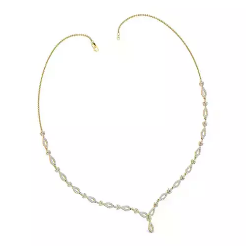 Women necklace-earrings set 3dm stl render detail