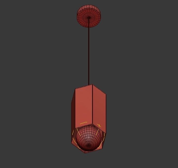 Hex Light John Beck Steel 3D model_4