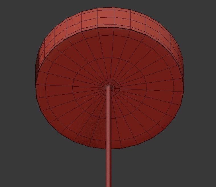 Hex Light John Beck Steel 3D model_2