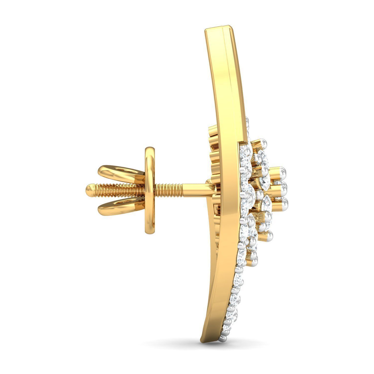 Women necklace-earrings set 3dm stl render detail 3D print model_5