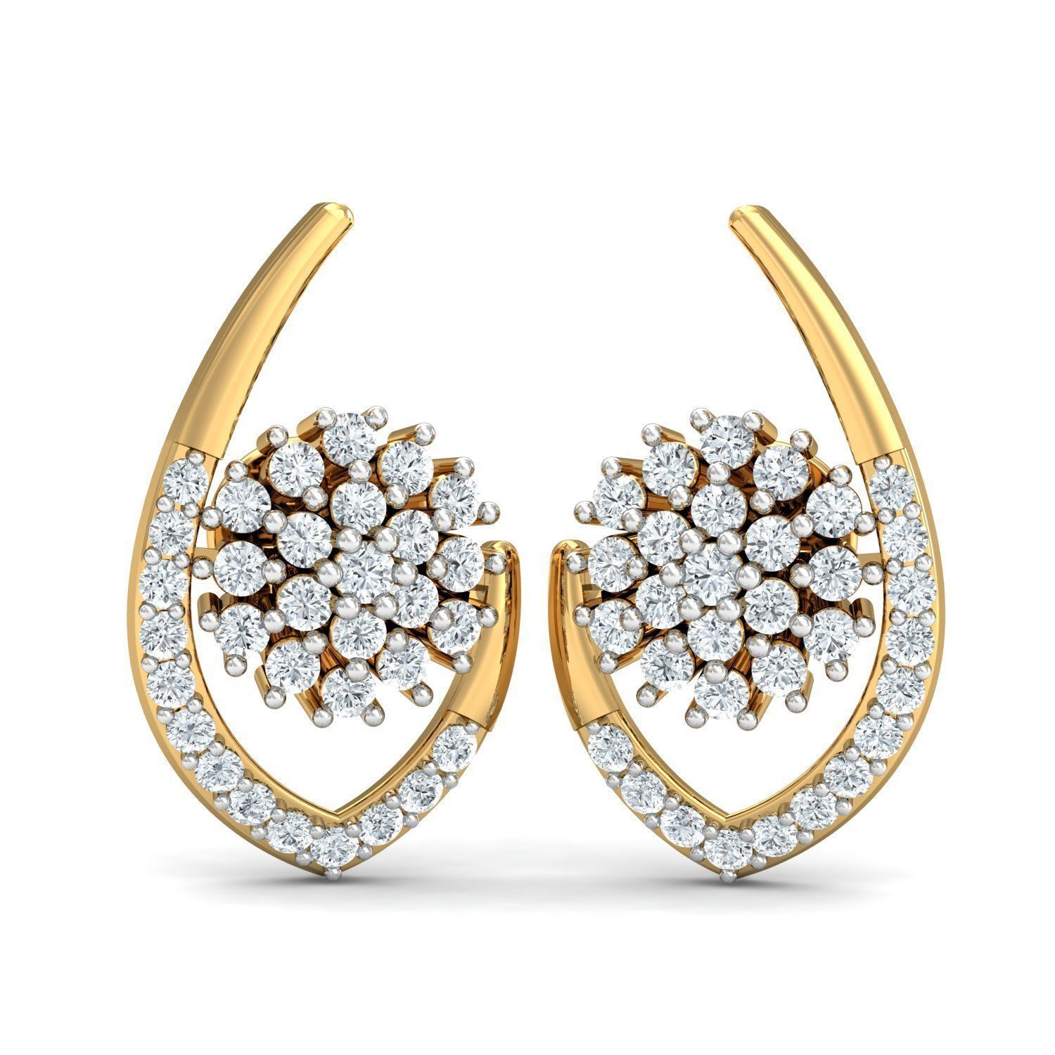 Women necklace-earrings set 3dm stl render detail 3D print model_1