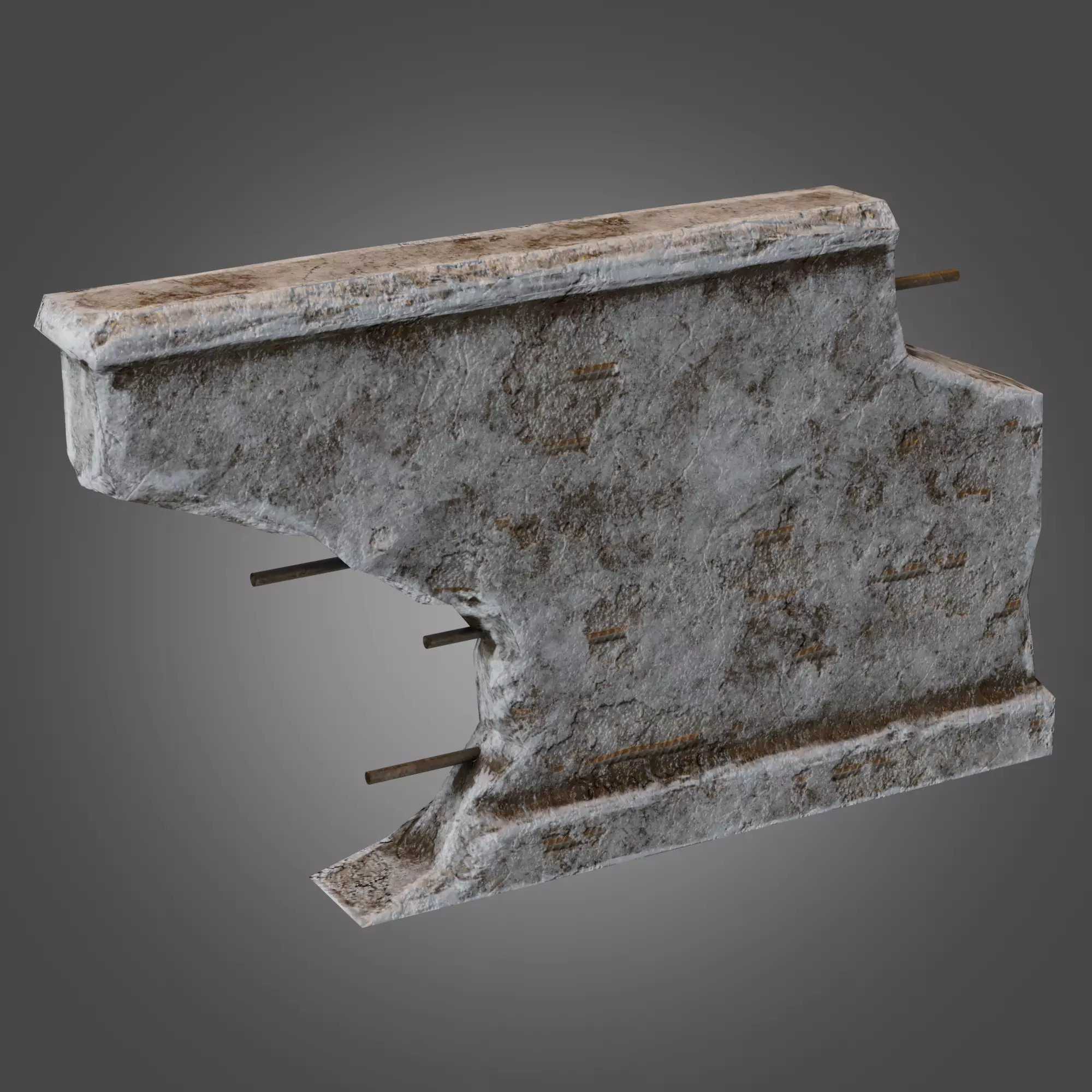 Wall 07 Pbr Low-poly 3D model_0
