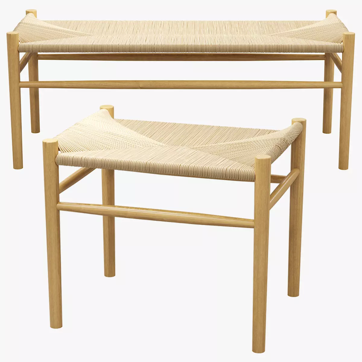 fdb furniture bench 3D model_0