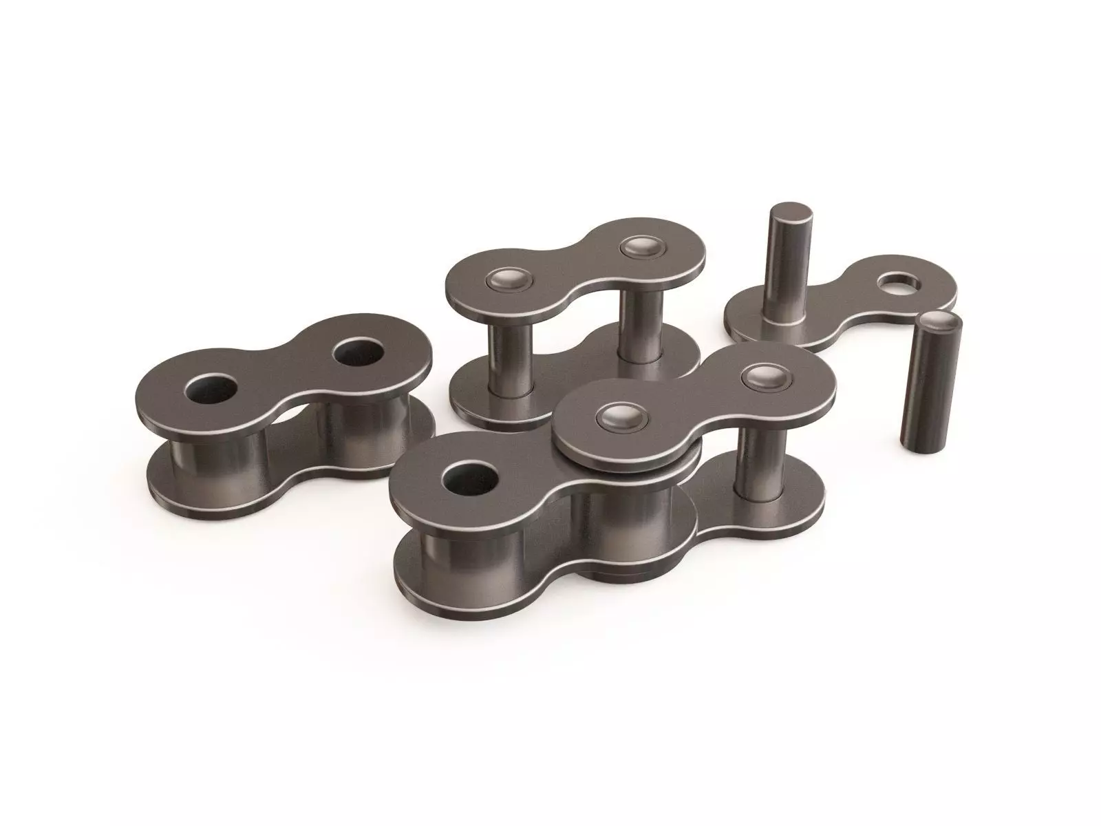 Bicycle chain 3D model