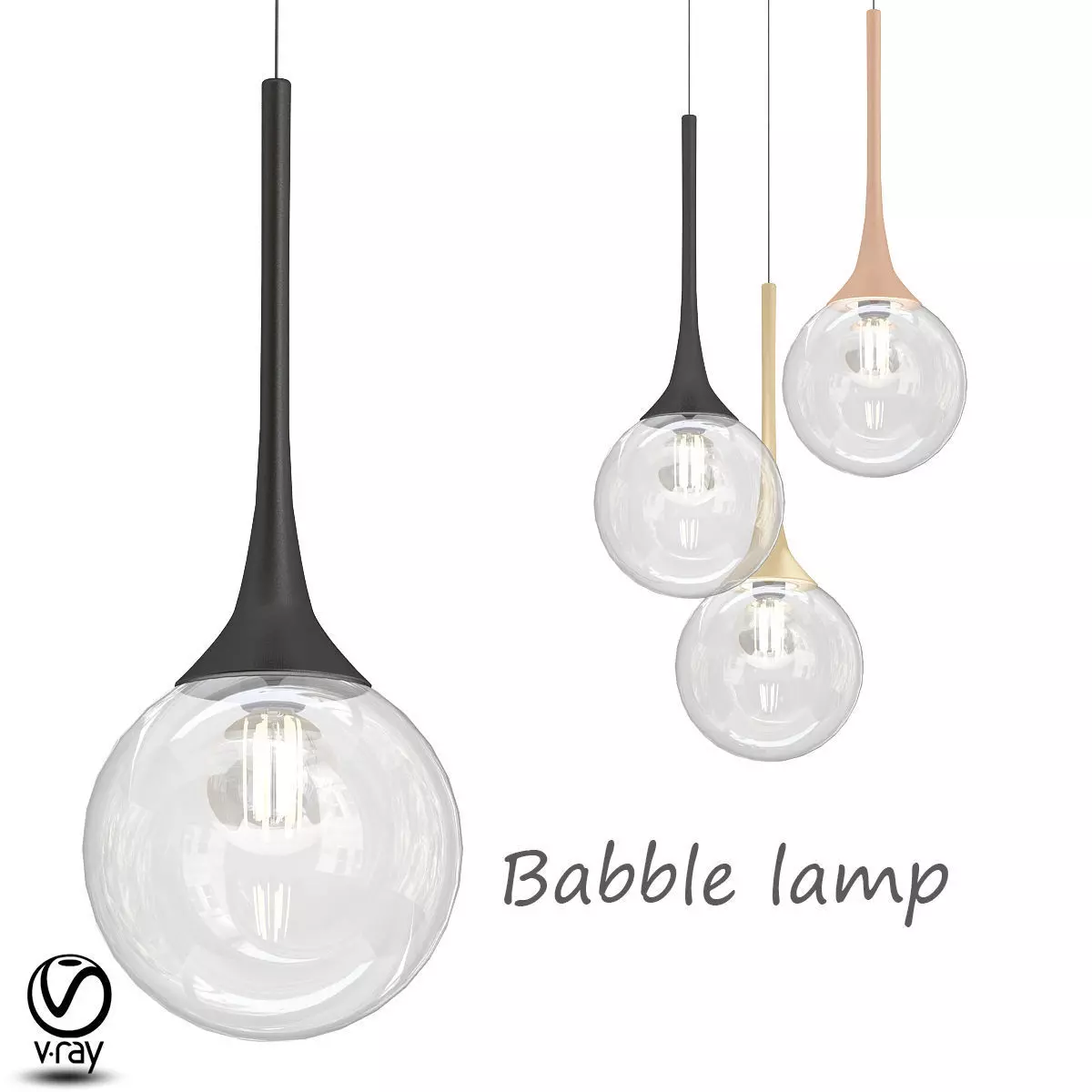 Bubble Lamp 3D model