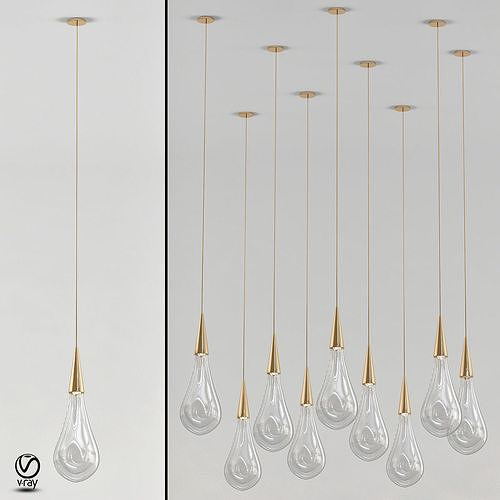 Chandelier The Pour 3D model