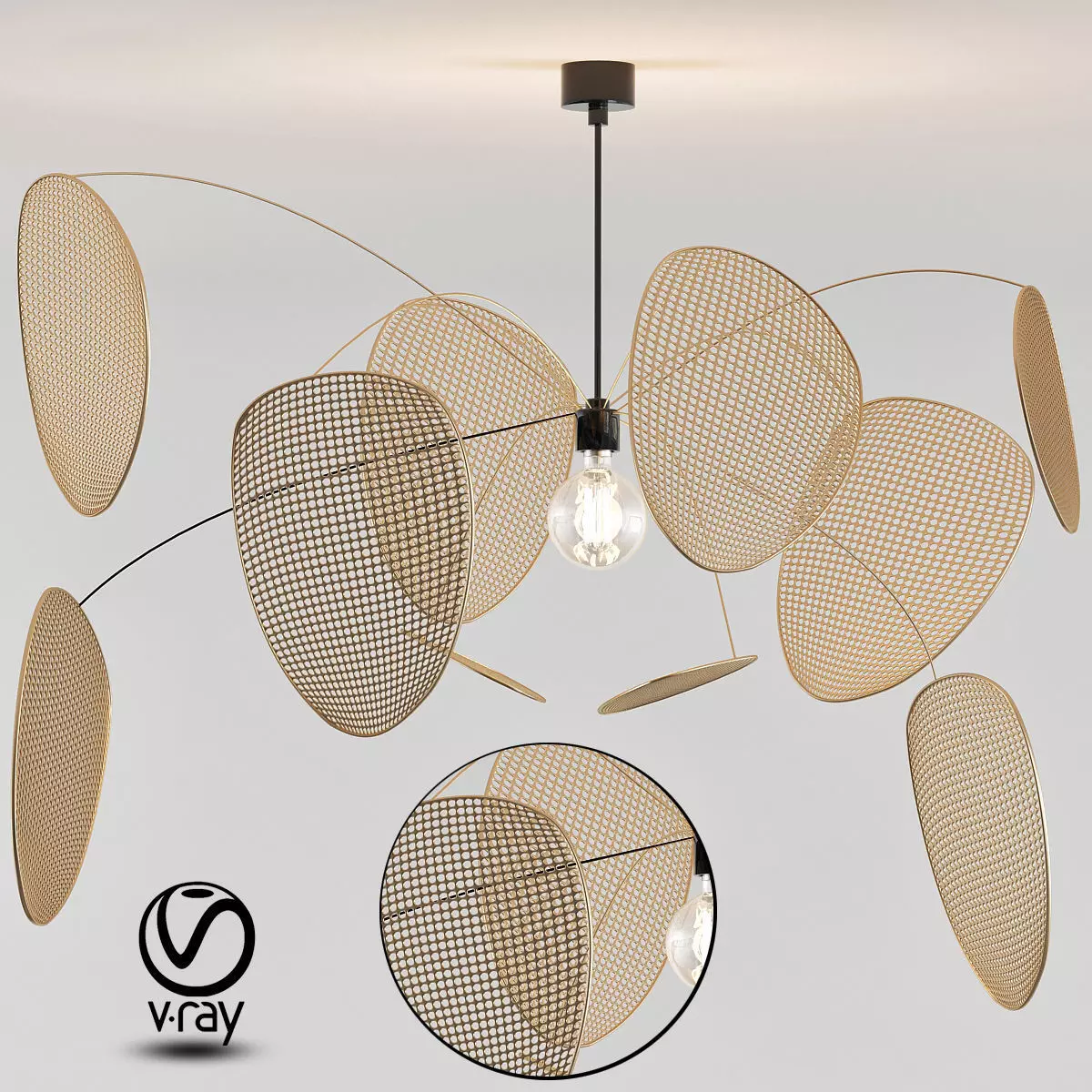 Suspension Screen 3D model_0