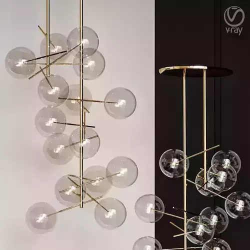 Gallotti Radice Bolle Pendant Light by Massimo Castagna