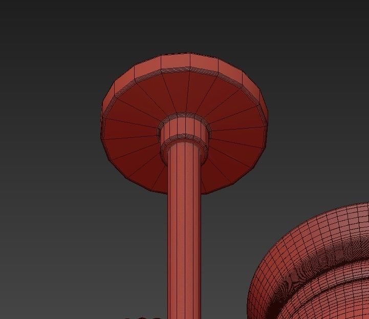 Chair Small Modern Chandeliers 3D model_2