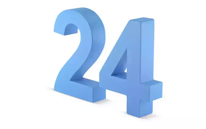 24 hours - a day - twenty four time