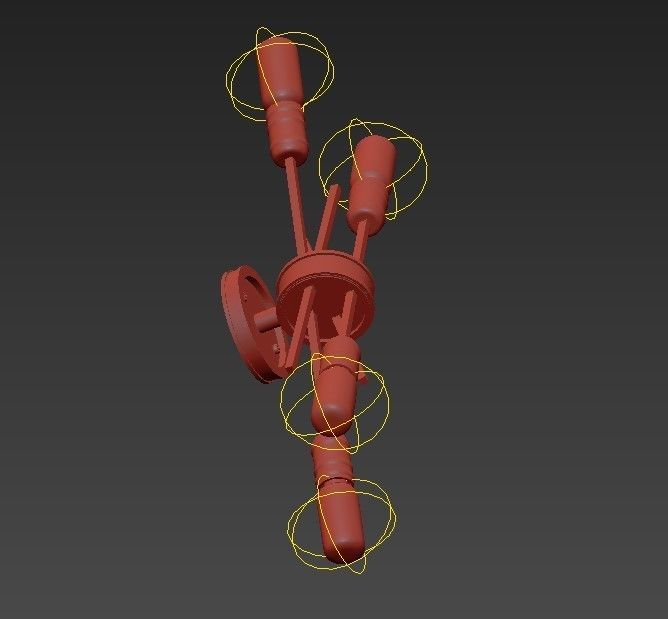 Elk Lighting Xenia 3D model_2