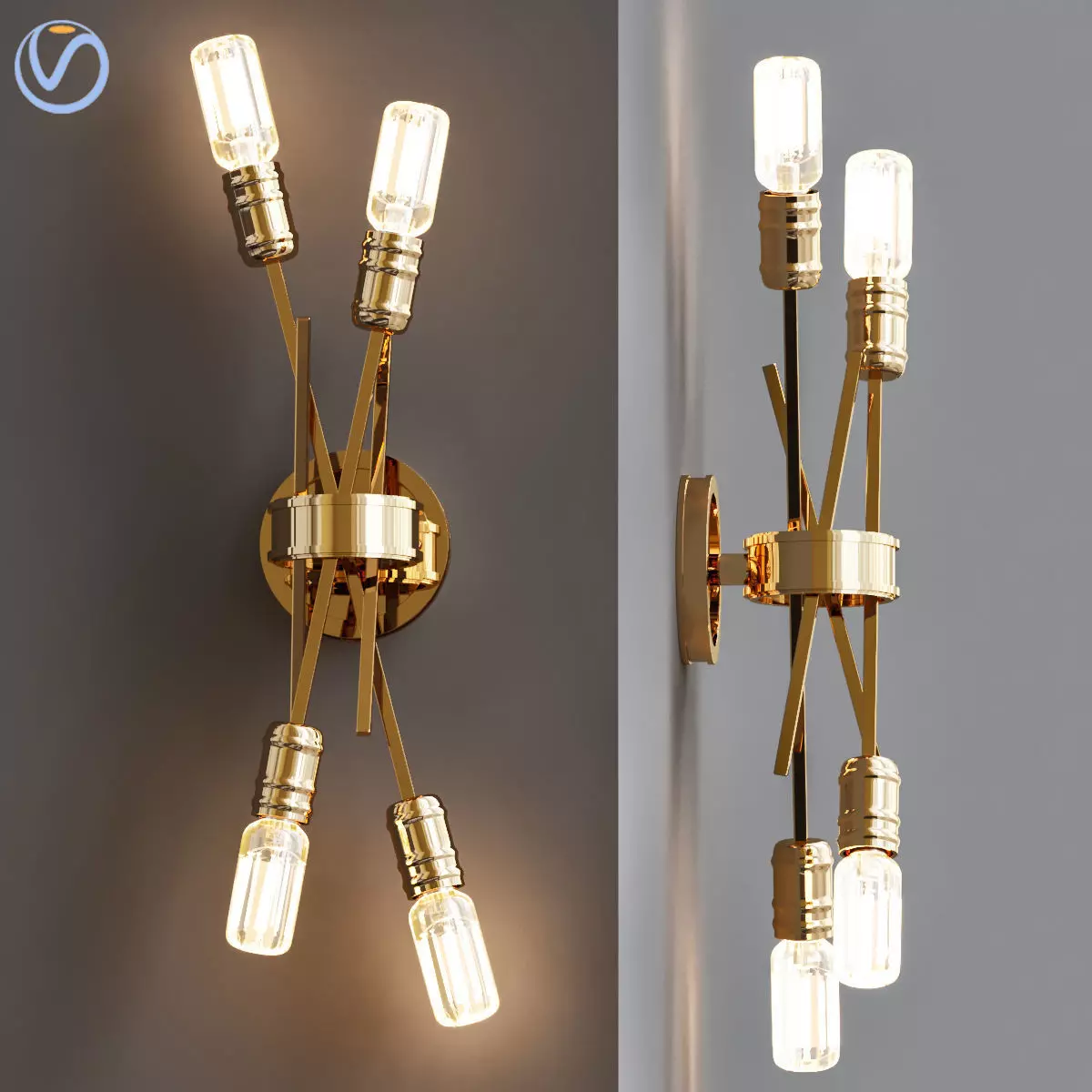 Elk Lighting Xenia 3D model_0