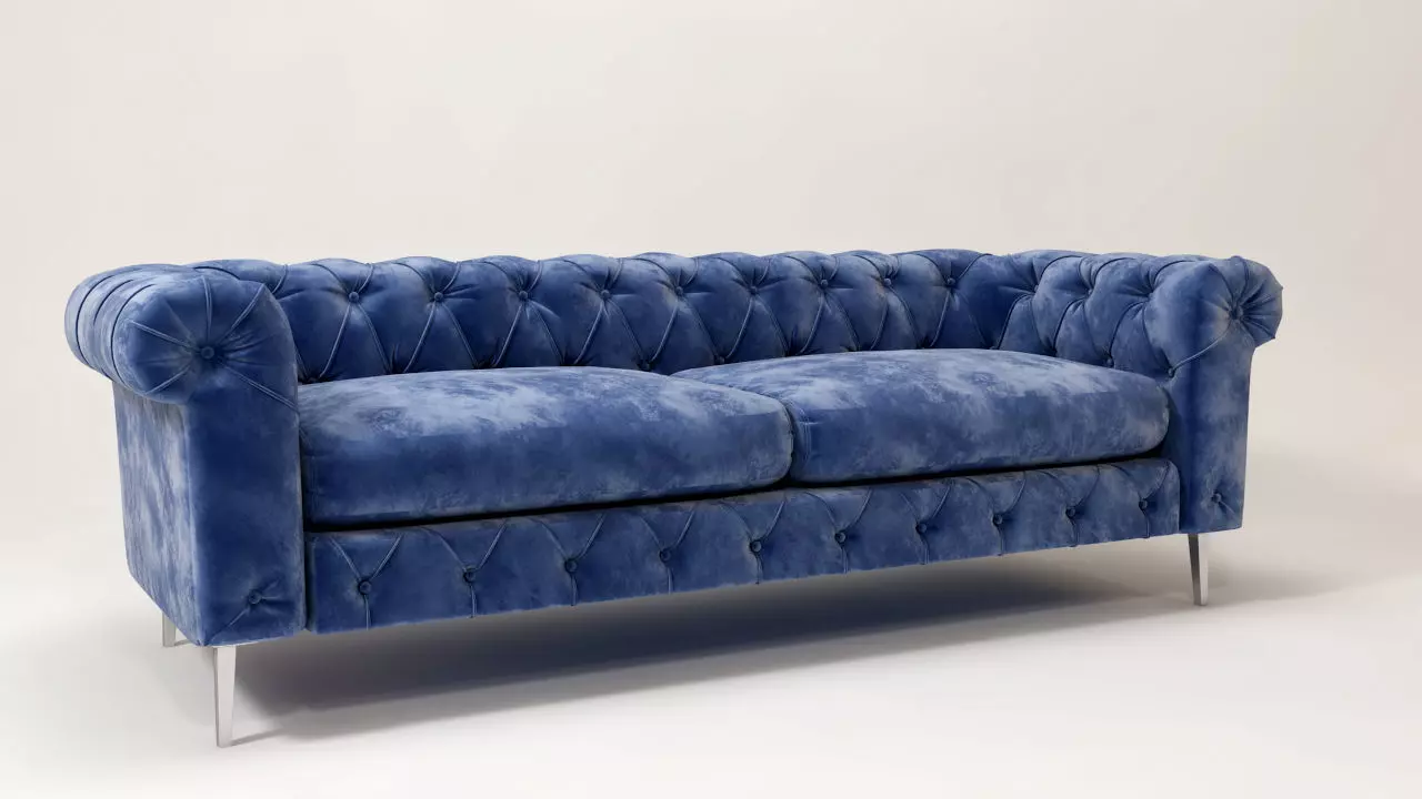 Izzie Chesterfield Sofa 3D model