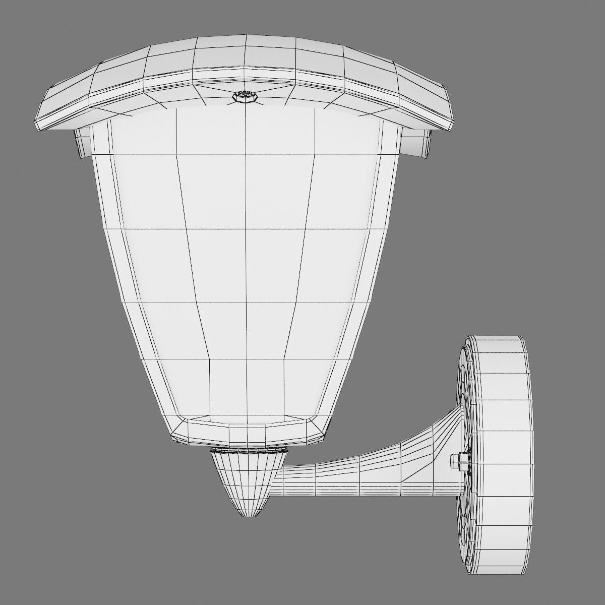375670 Lampione Lightstar LED street lamp 3D model_4