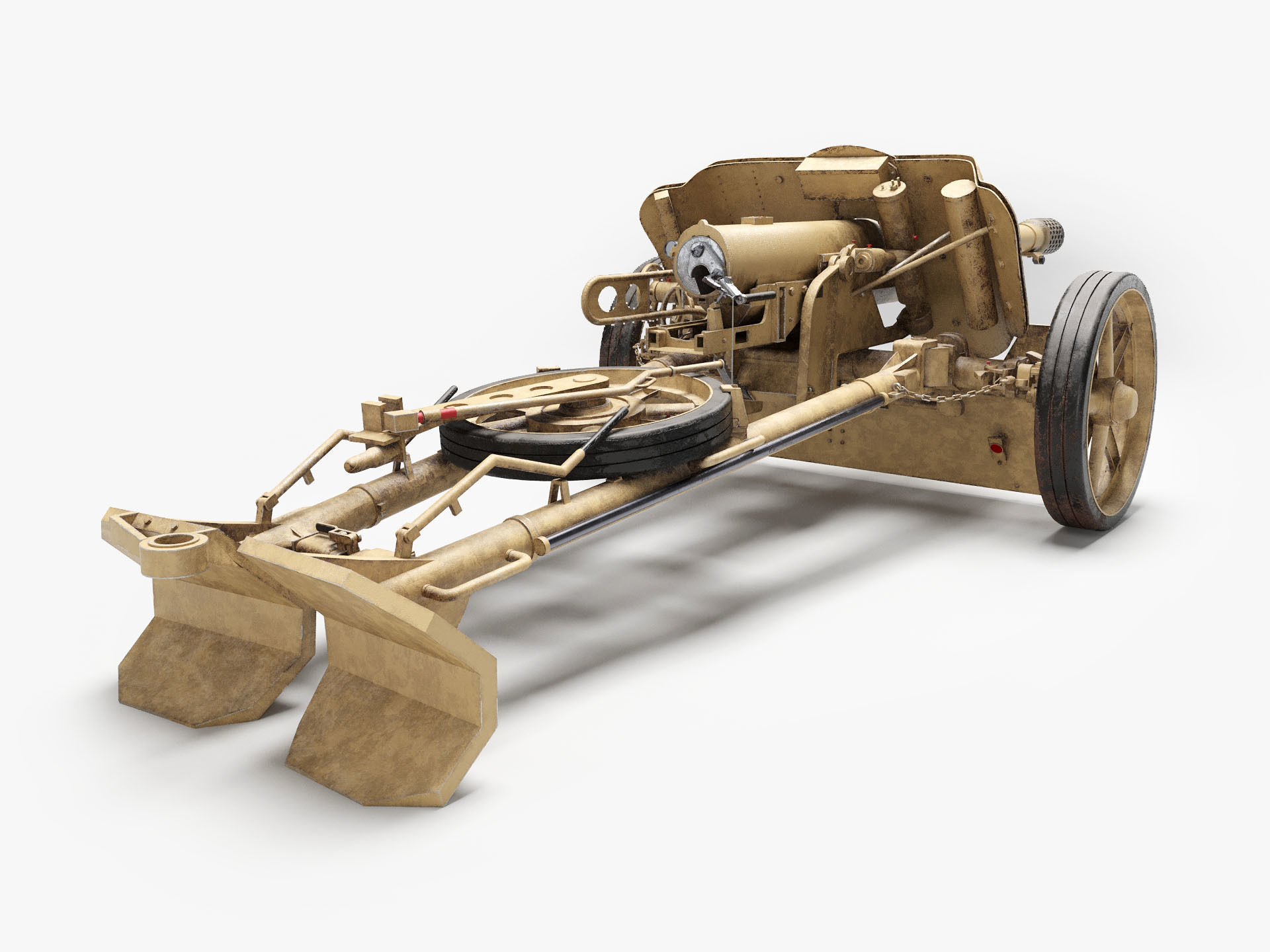 75mm Pak 97-38  3D model_2