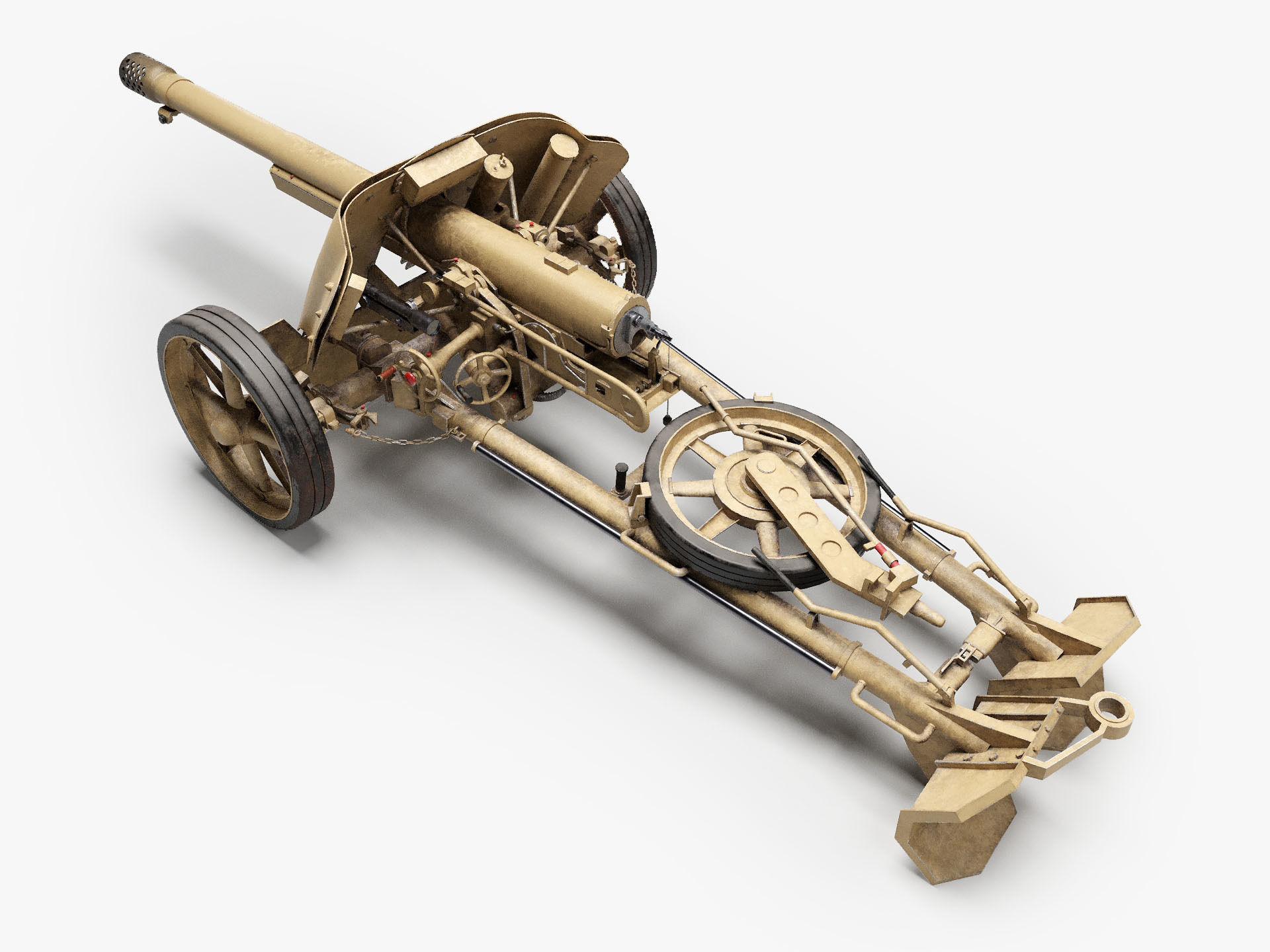 75mm Pak 97-38  3D model_1