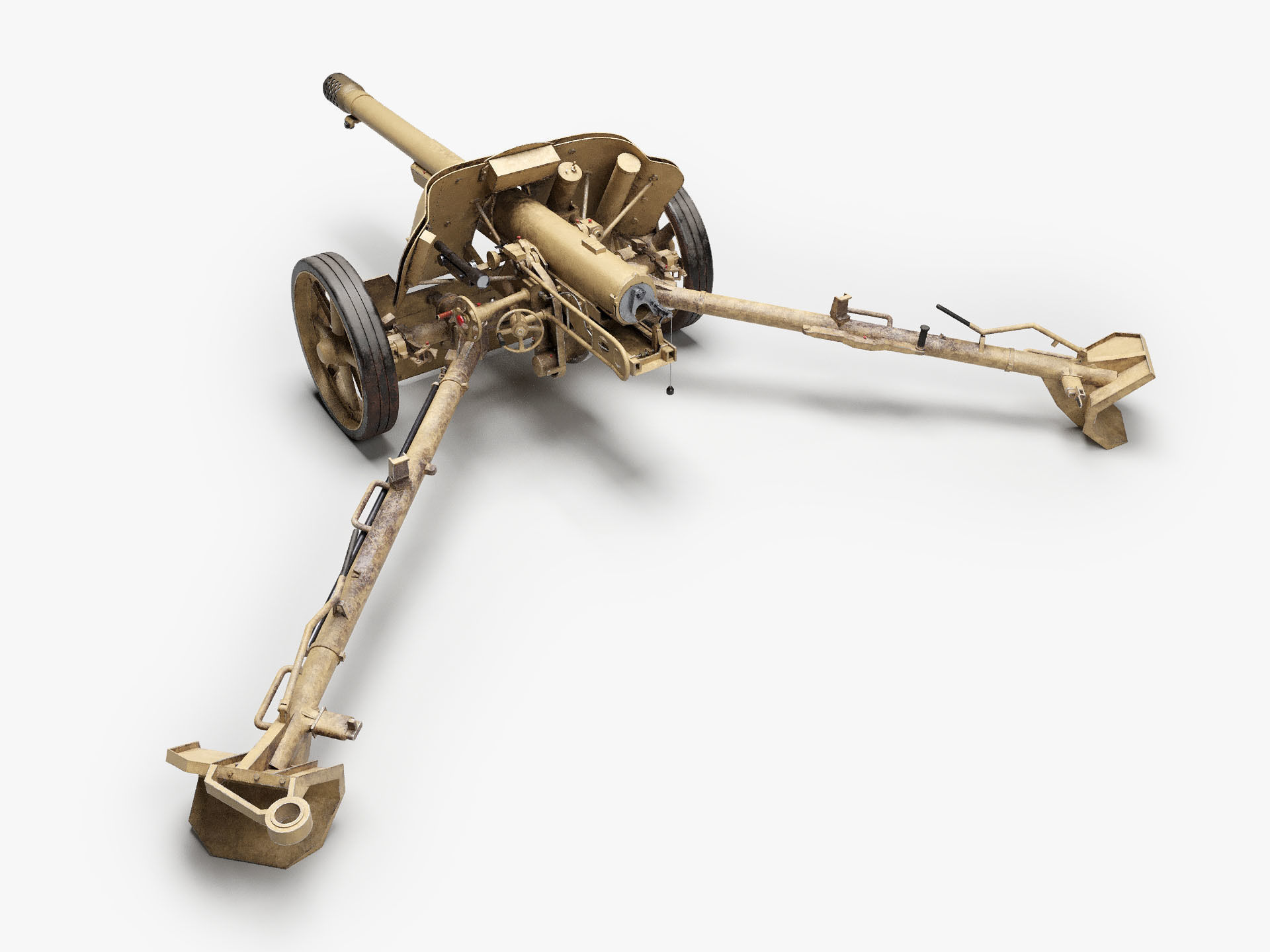75mm Pak 97-38  3D model_4