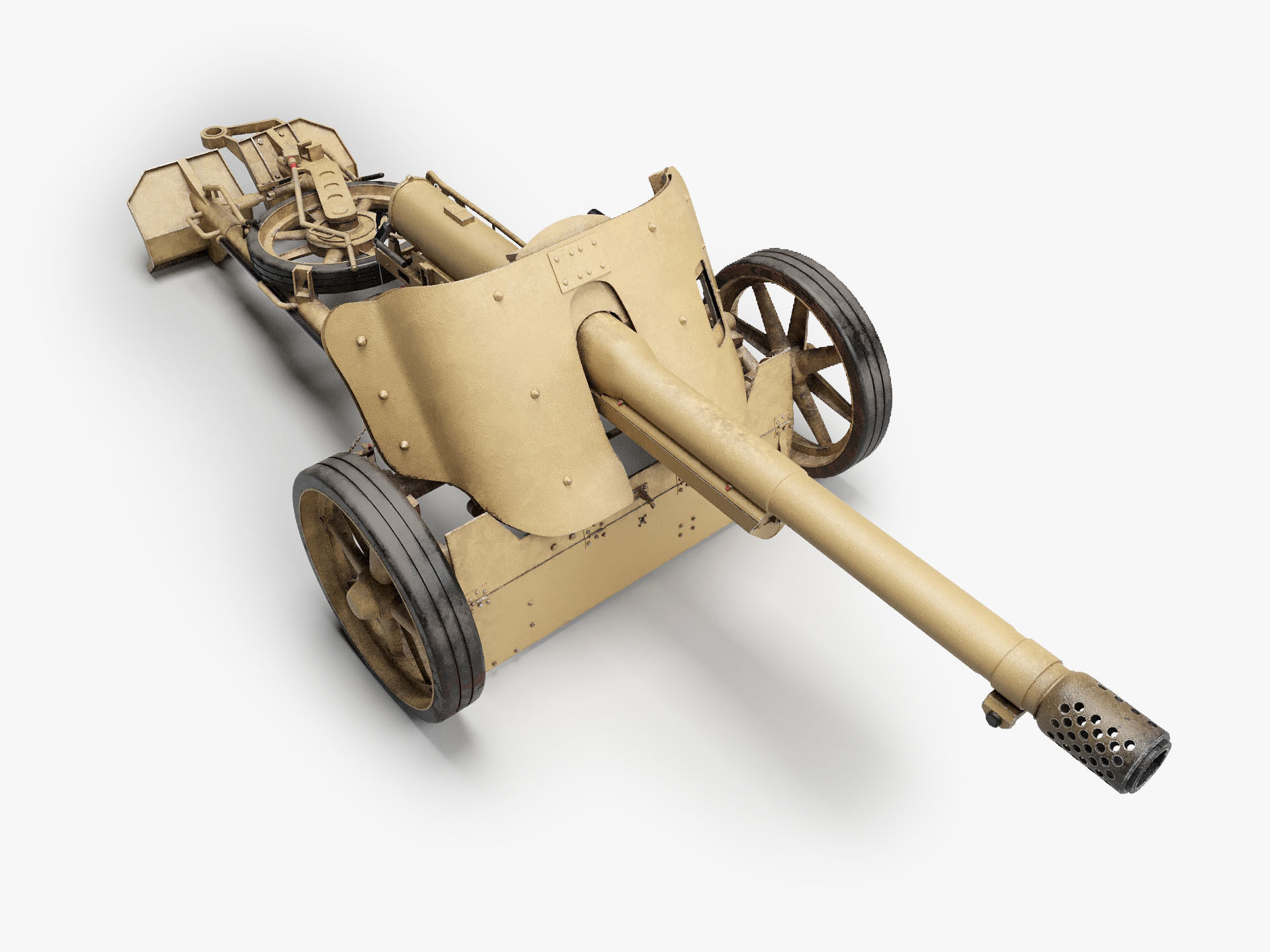 75mm Pak 97-38  3D model_3