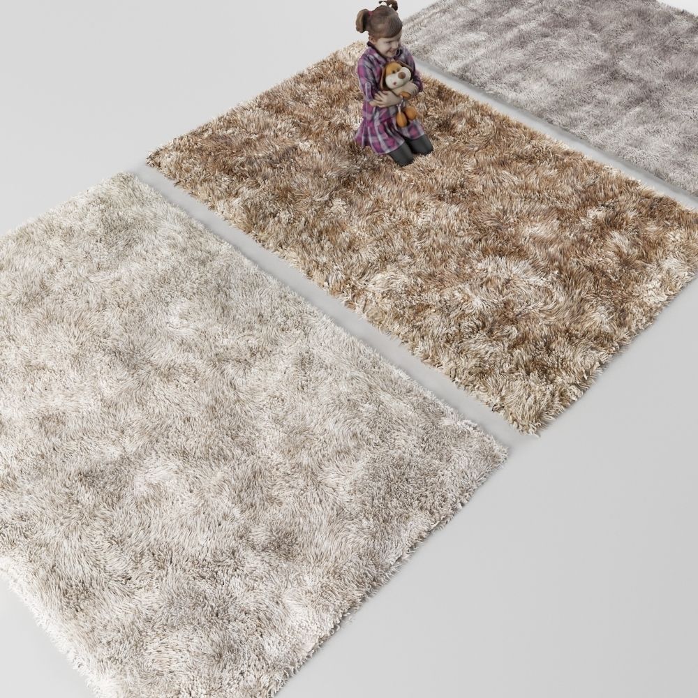 Three carpets 2 3D model_3