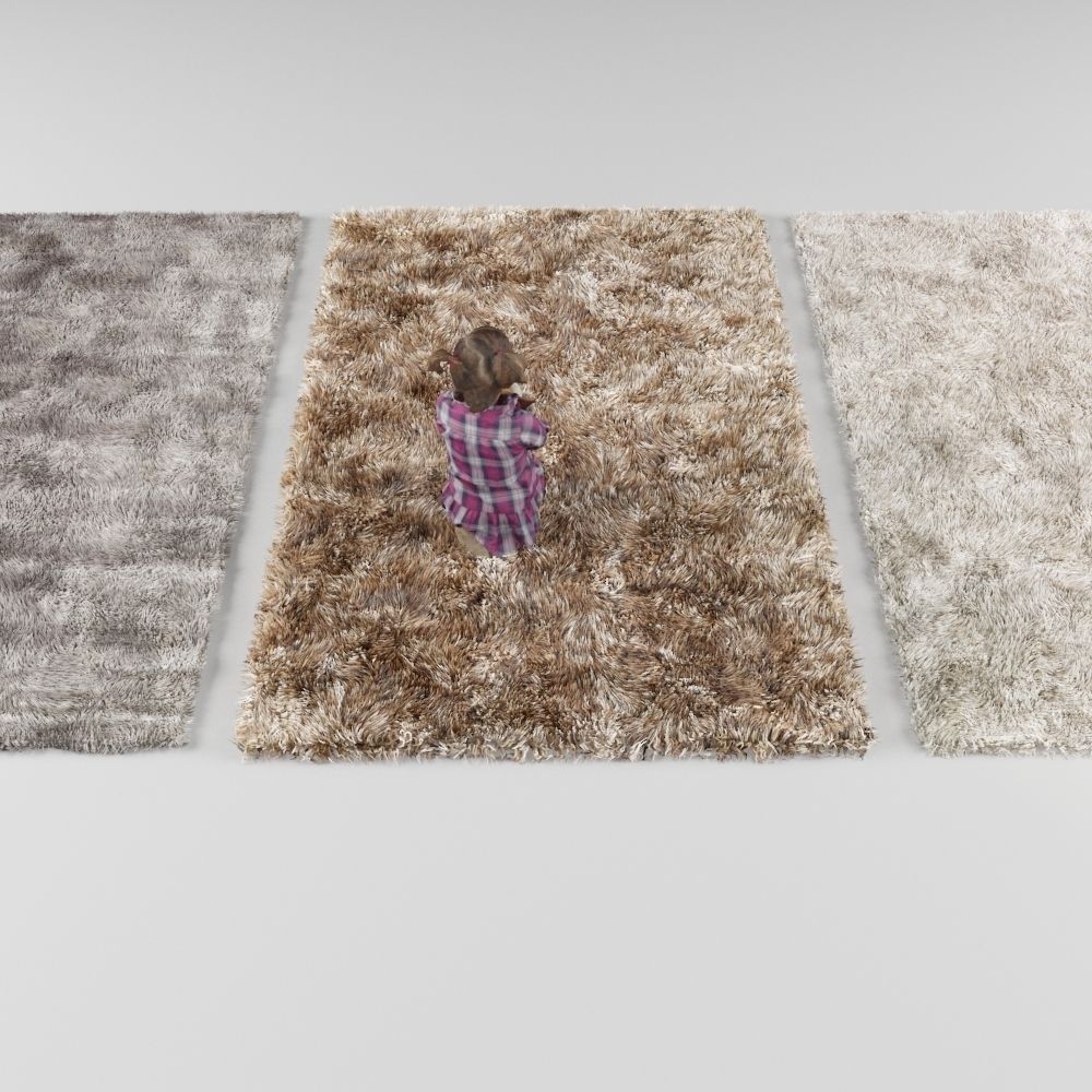 Three carpets 2 3D model_1