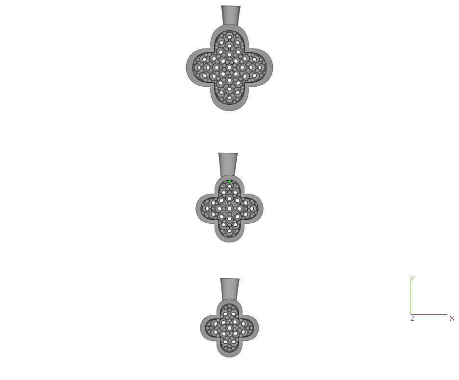 Gold Silver Bracelet 3d Printing model 3D print model_2