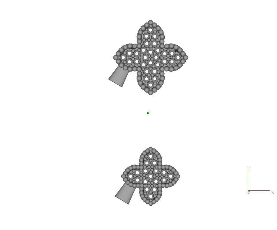 Gold Silver Bracelet 3d Printing model 3D print model_2