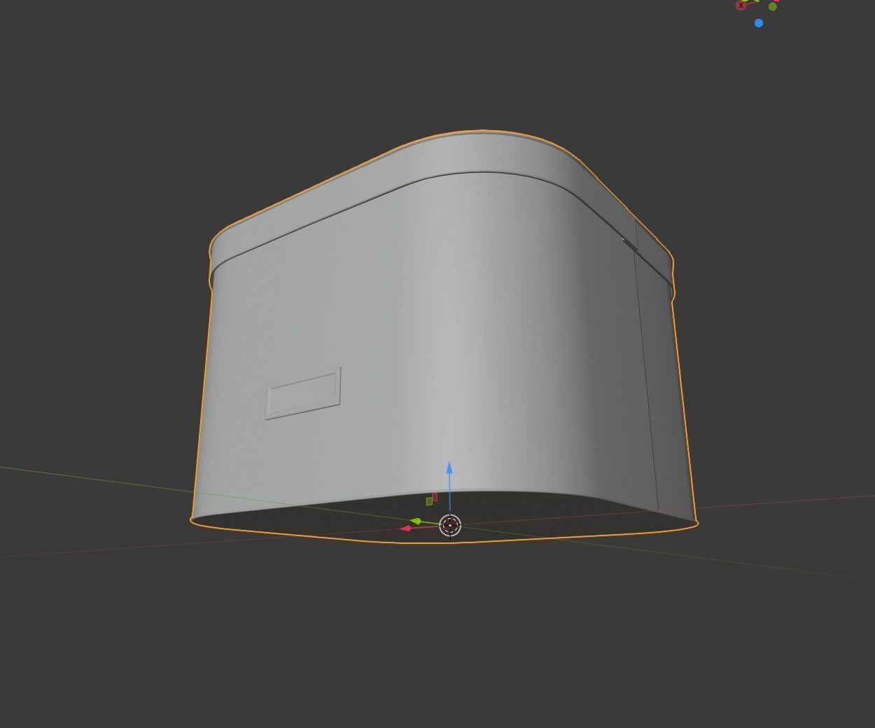 Designer Storage Box - used item  Low-poly 3D model_7