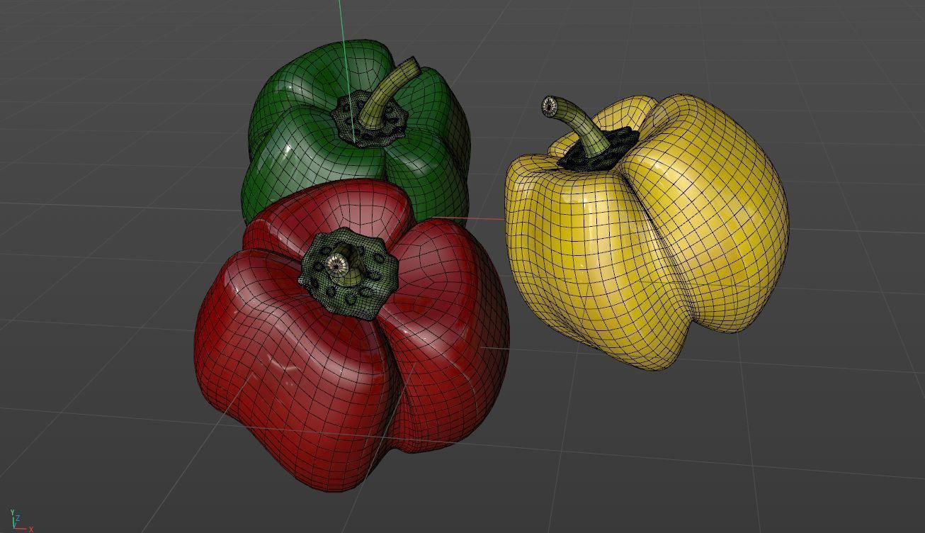 Bell Pepper  3D model_3