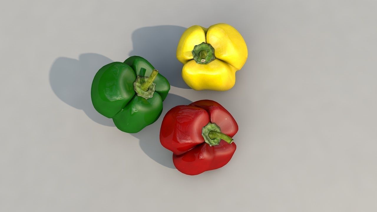Bell Pepper  3D model_2