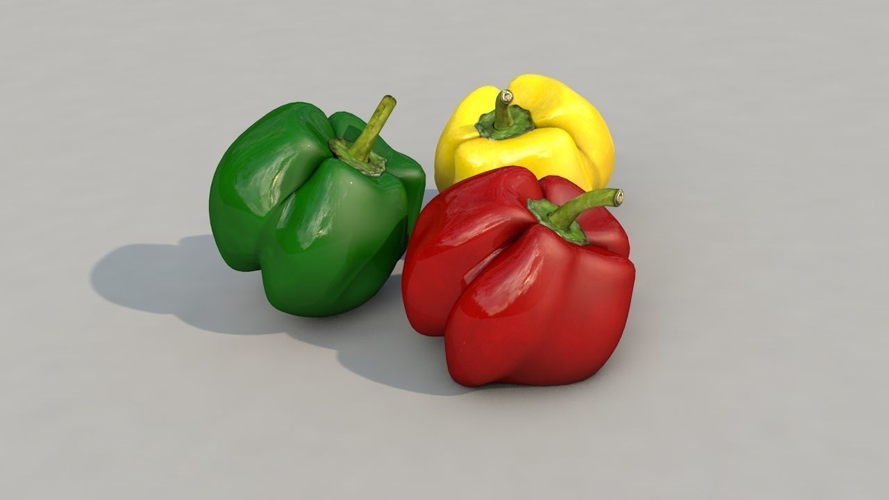 Bell Pepper  3D model_1