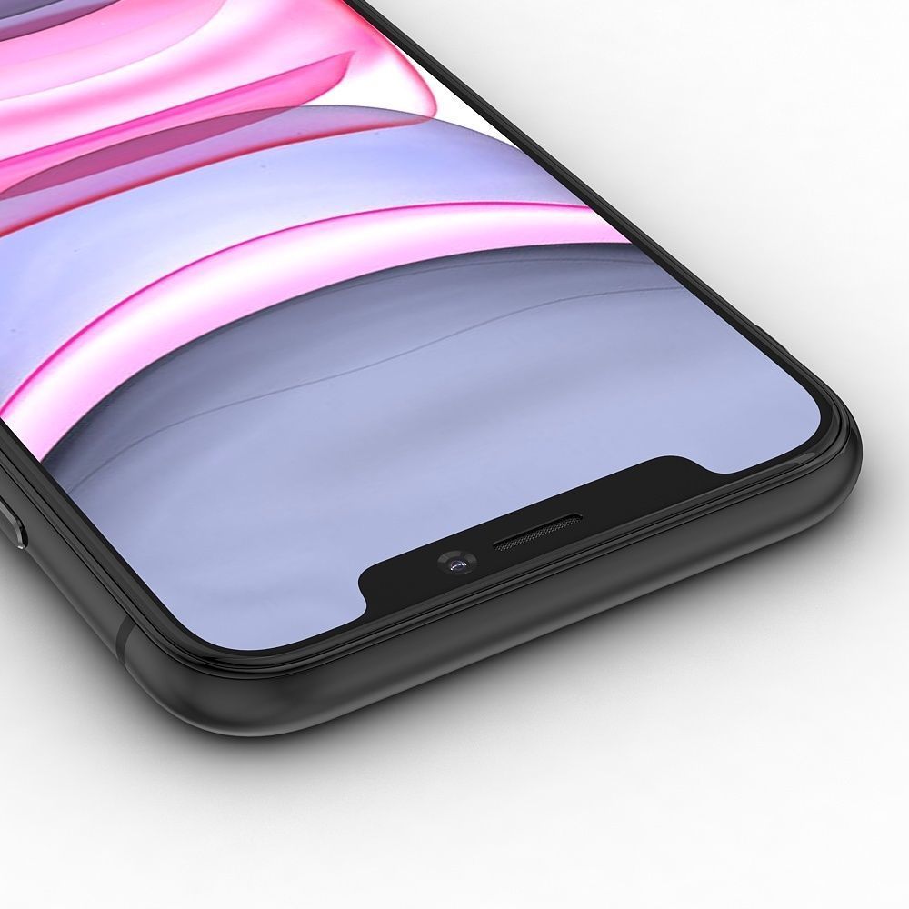 Apple iPhone 11 Black Low-poly 3D model_12