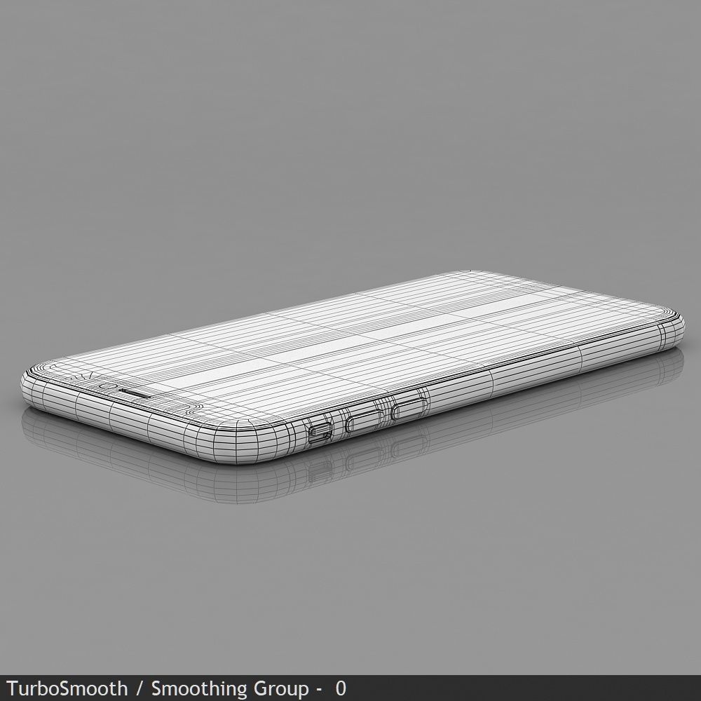 Apple iPhone 11 Black Low-poly 3D model_47