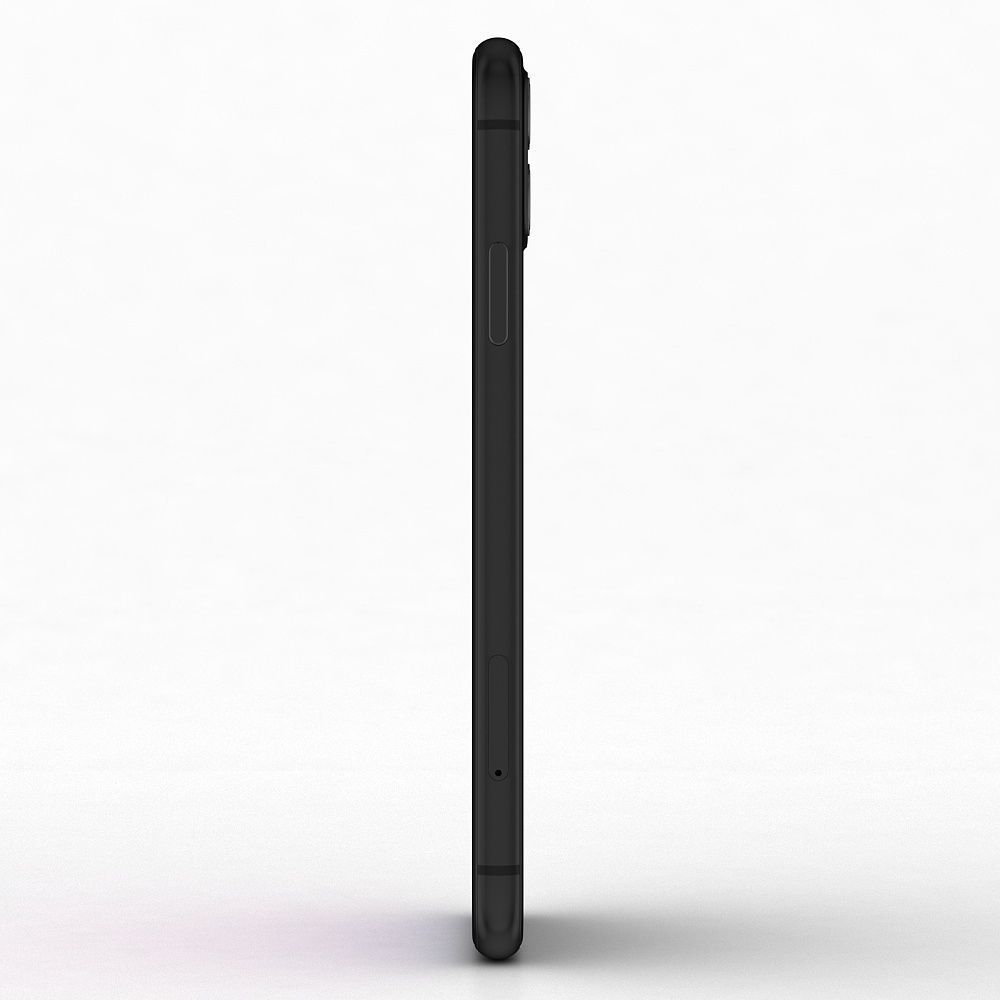 Apple iPhone 11 Black Low-poly 3D model_14