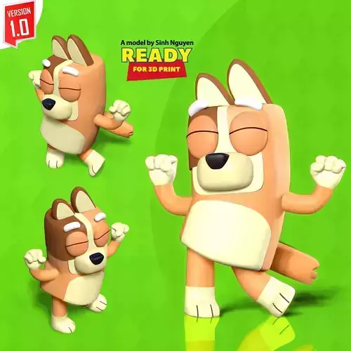 Dog Bingo 3D print model