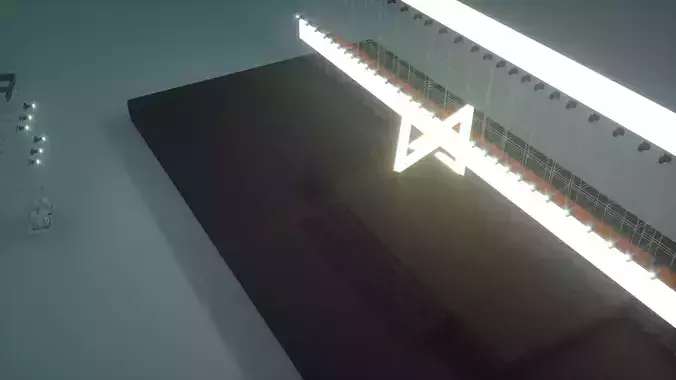 concert scene  3D model