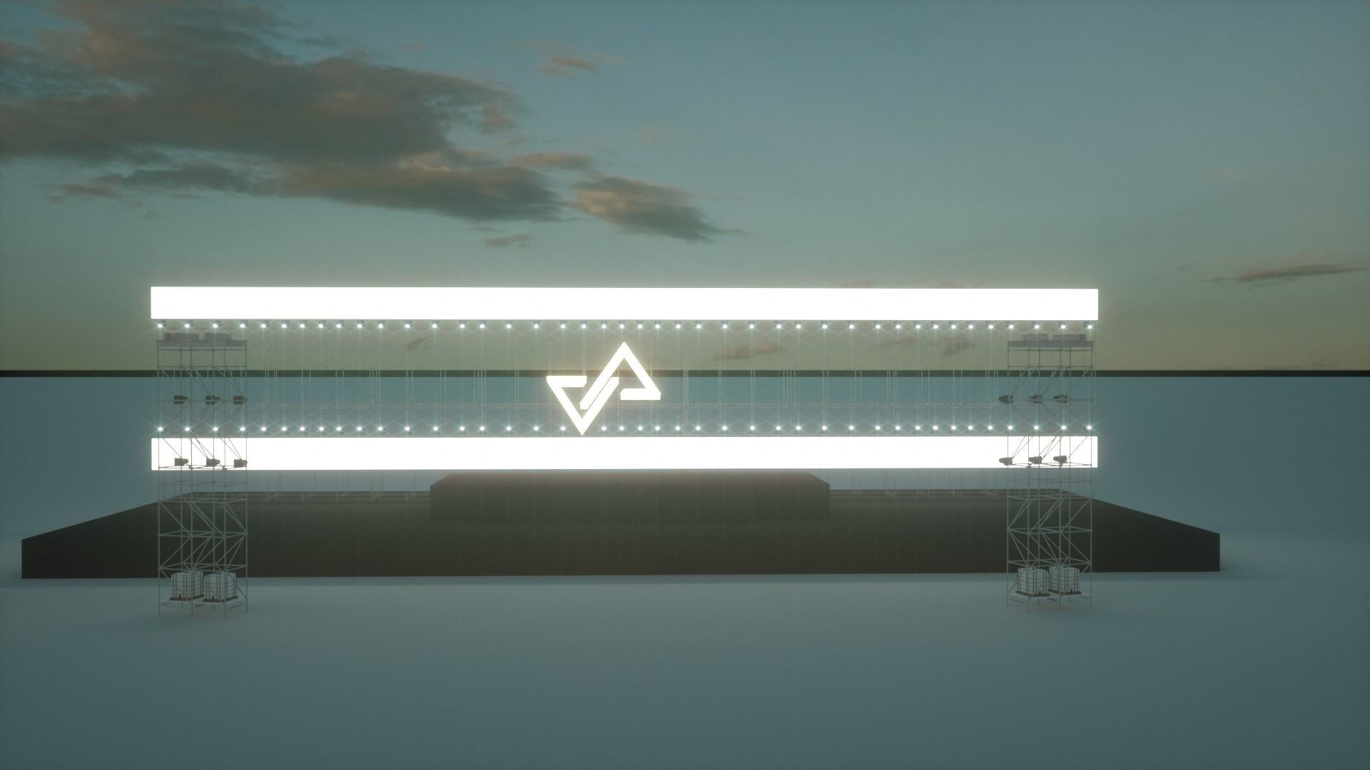 concert scene 3D model_7