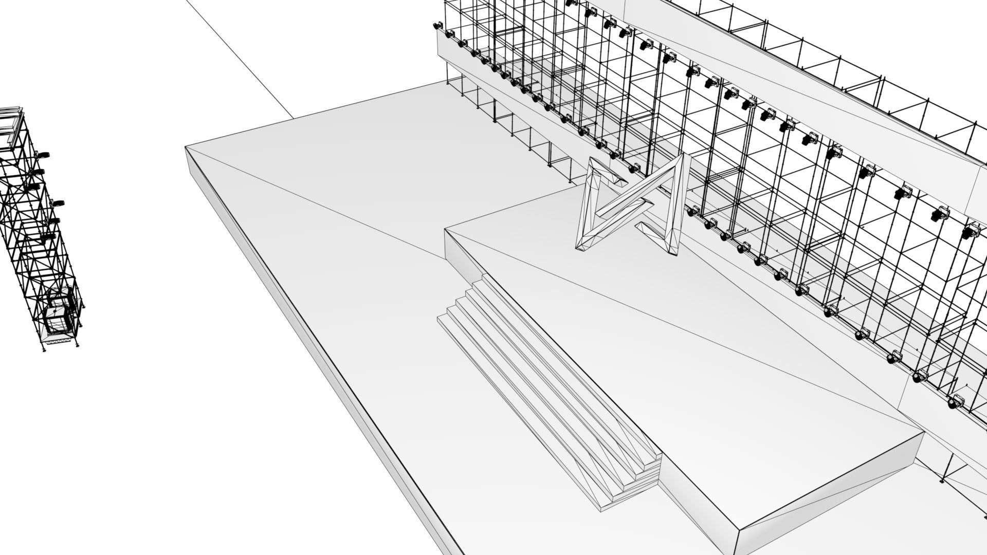 concert scene 3D model_2