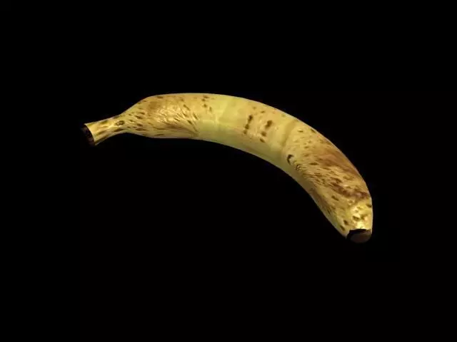 banana Low-poly 3D model_0
