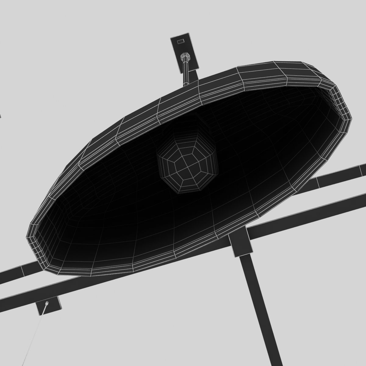 Holly Hunt Bow chandelier 3D model_11