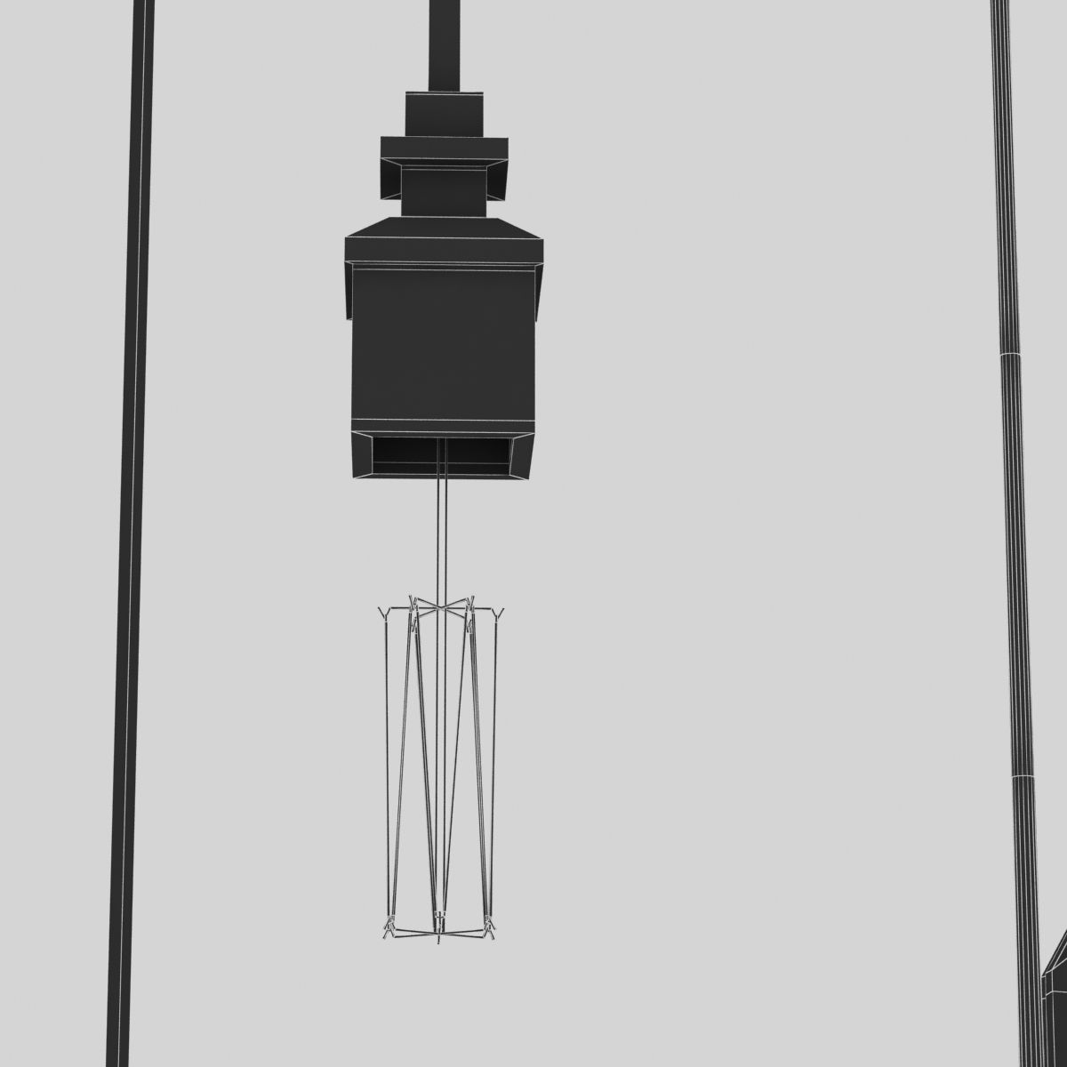 Holly Hunt Bow chandelier 3D model_14