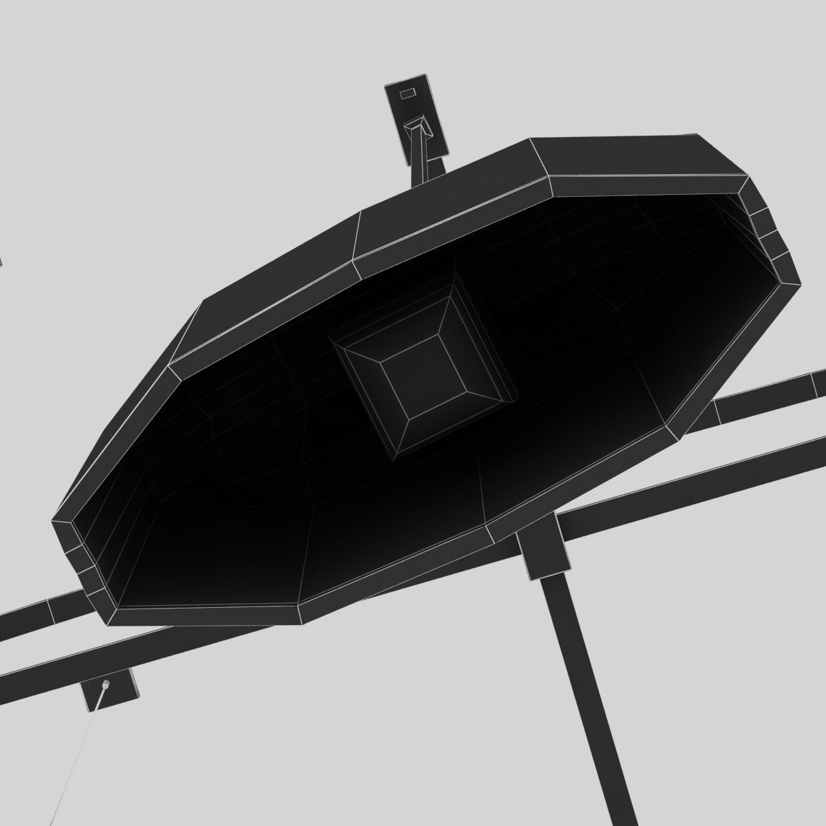 Holly Hunt Bow chandelier 3D model_10