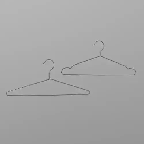 Hanger 2 two clothes hangers