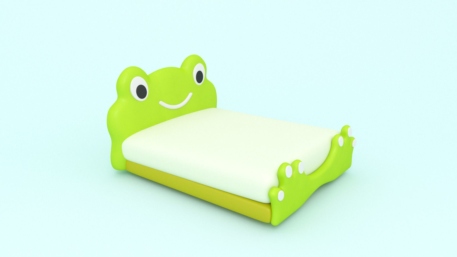 Cartoon Boy room - Low-poly 3D model Low-poly 3D model_2