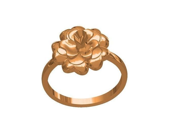 rose ring 3D print model