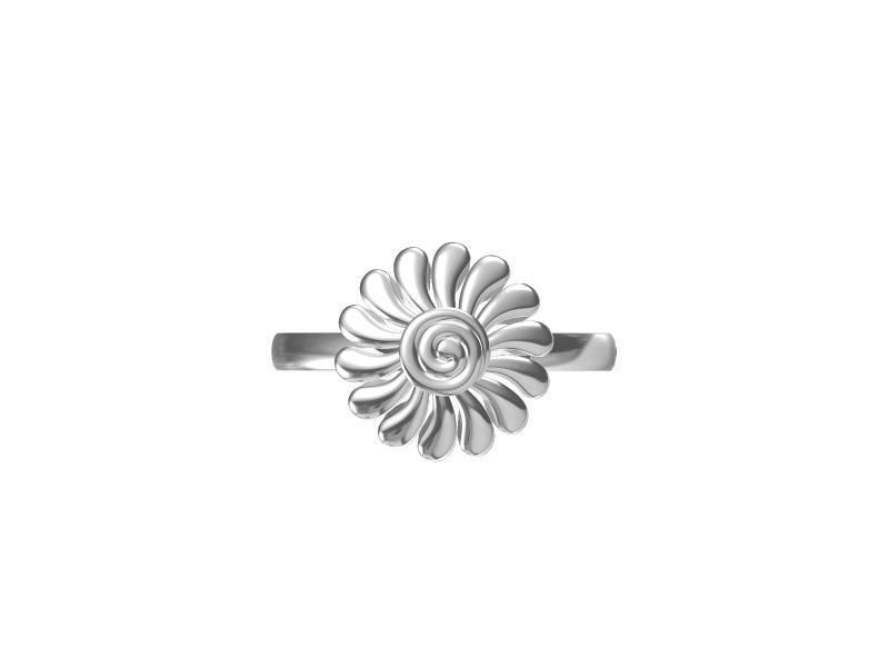 flower ring with enamel 3D print model_12