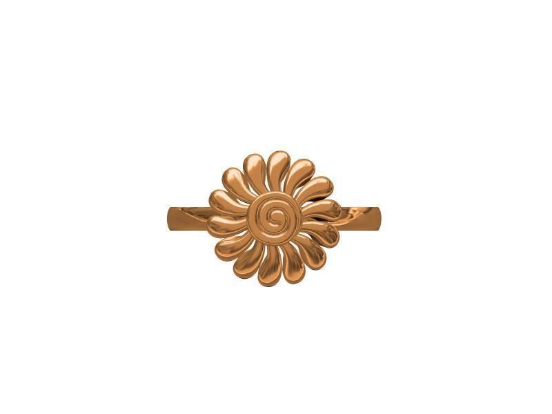 flower ring with enamel 3D print model_5