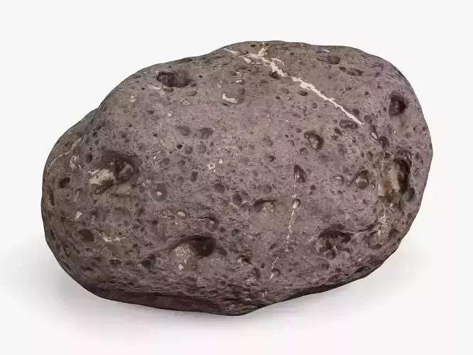 Rock 06 - 8K Scan Low-poly 3D model