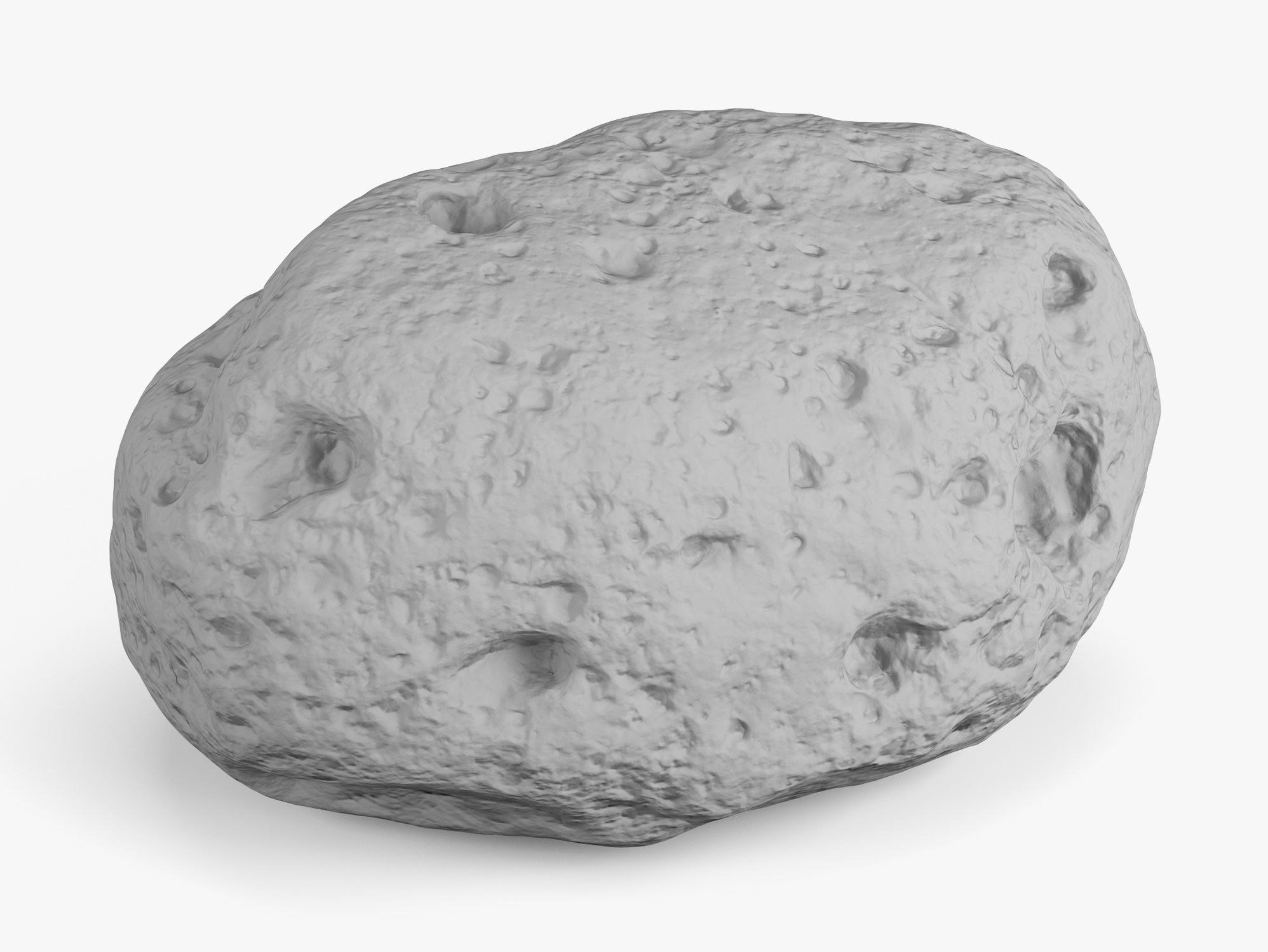 Rock 06 - 8K Scan Low-poly 3D model_7