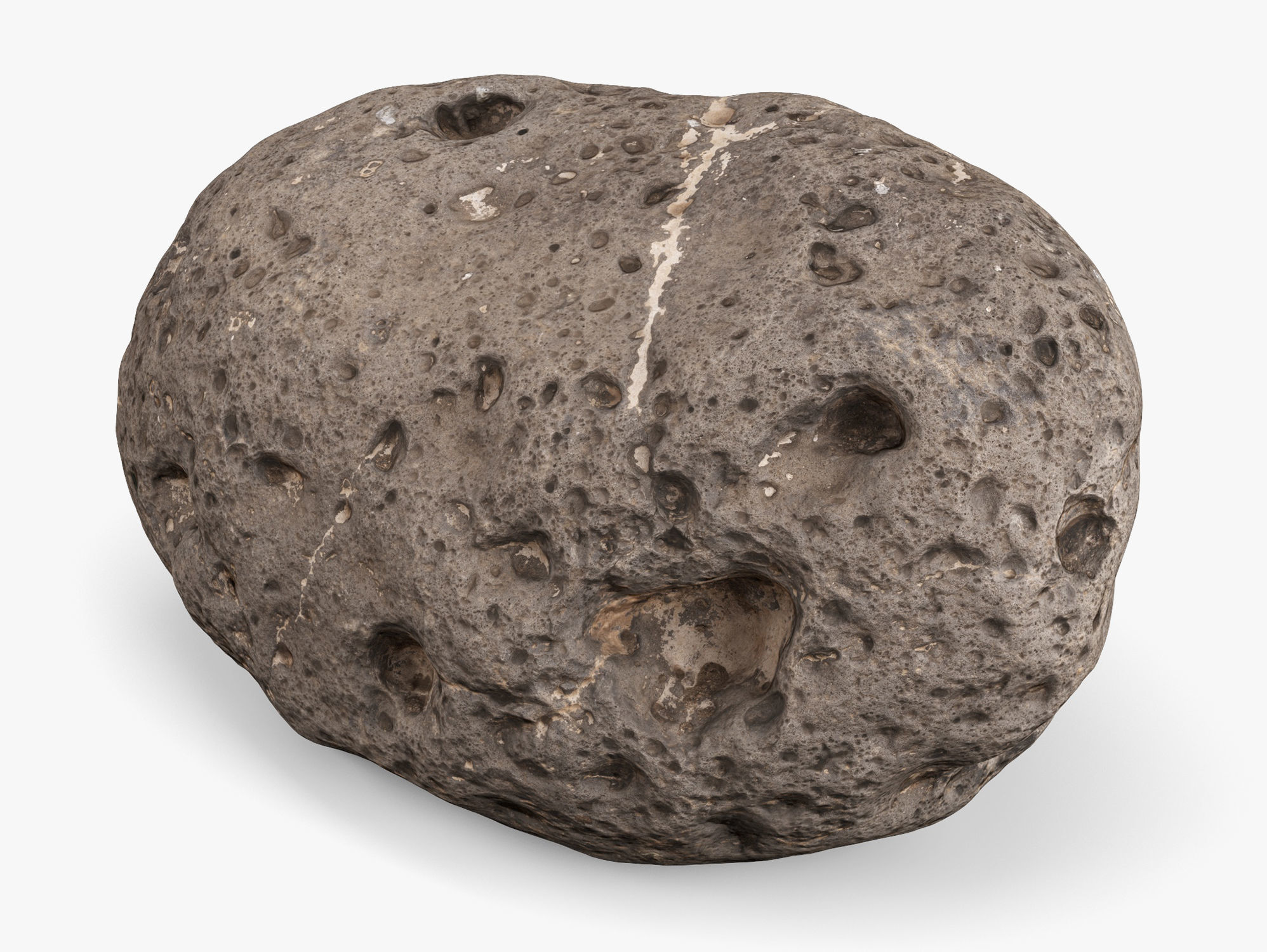 Rock 06 - 8K Scan Low-poly 3D model_1